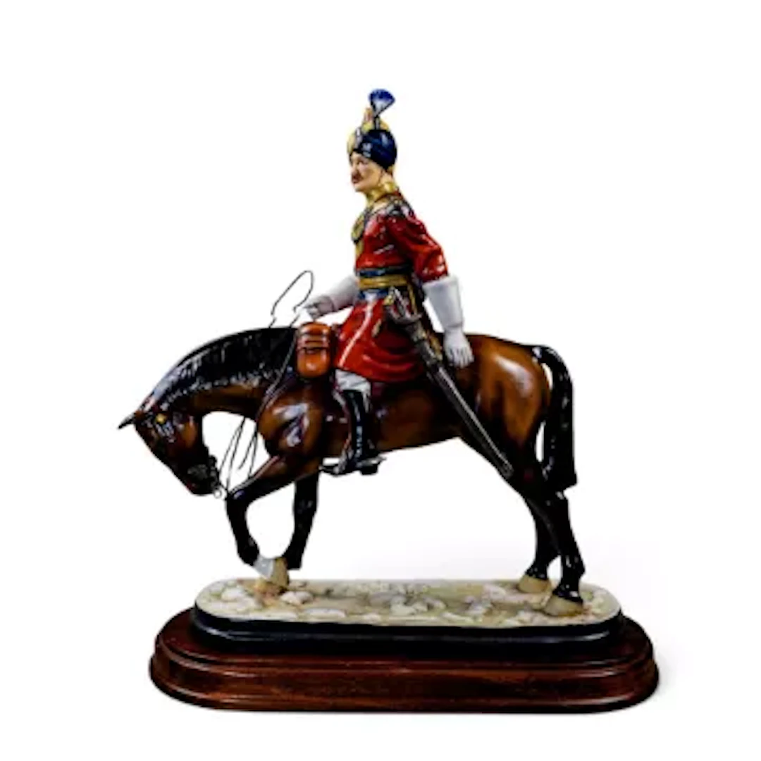 Michael Sutty prestige porcelain military figure 18th Bengal Lancer
