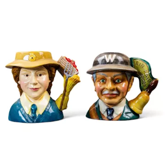 Royal Doulton limited edition character jugs to include Precaution