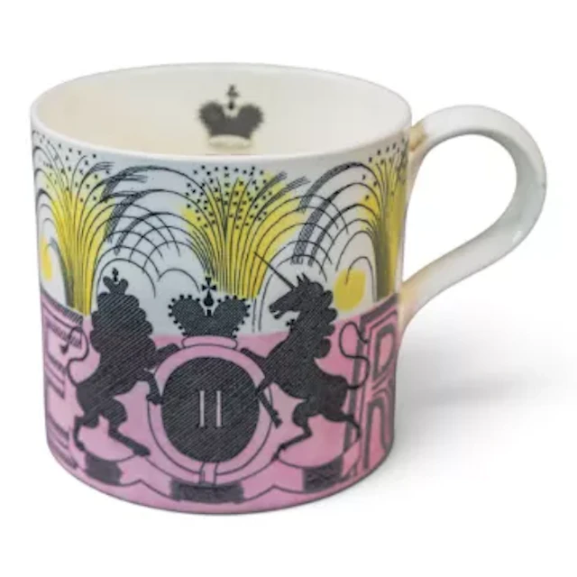 A 1953 Eric Ravilious for Wedgwood, Coronation Tankard. Made to commemorate