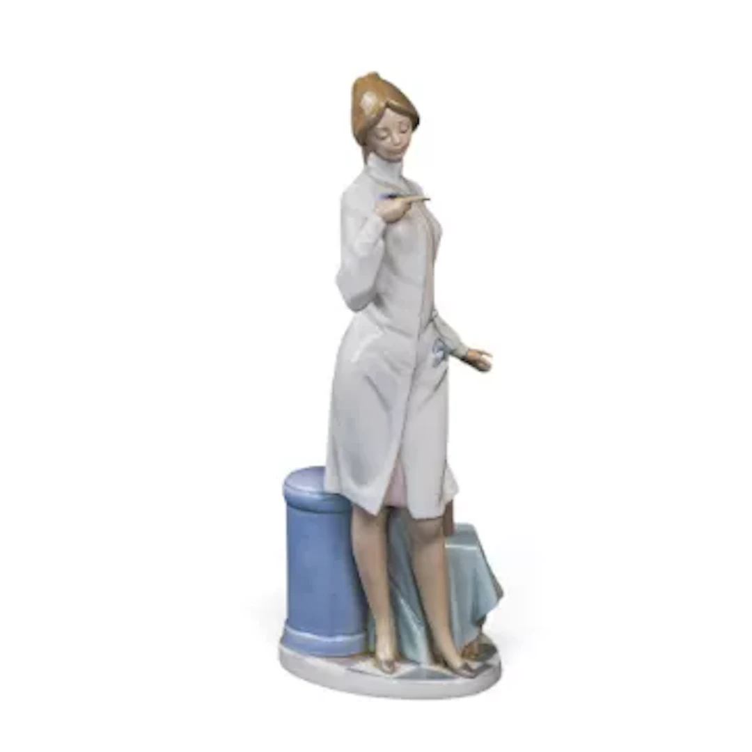 A Lladro figure 'Obstetrician' model 4763, height 36cm, good condition.