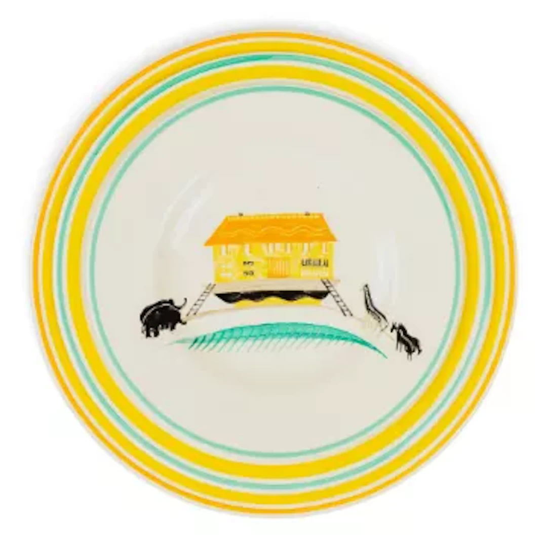 A group of 3 plates by Susie Cooper to include a Cowboy Joe plate