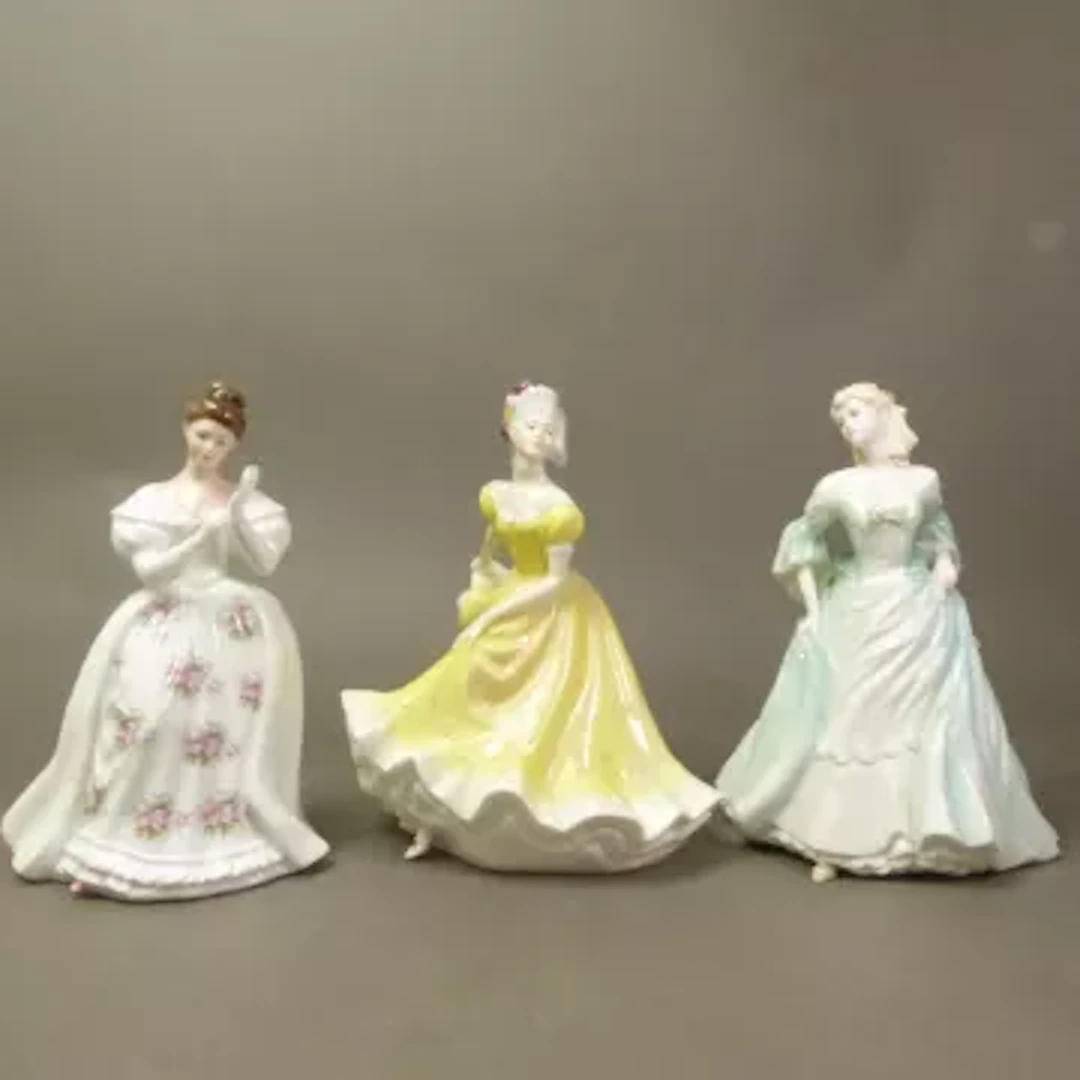 Two Royal Doulton lady figurines, Summer Rose HN3309 and seconds figure
