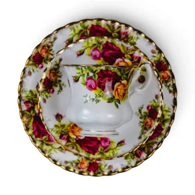 Royal Albert Old Country Roses part tea/dinner set to include - 1