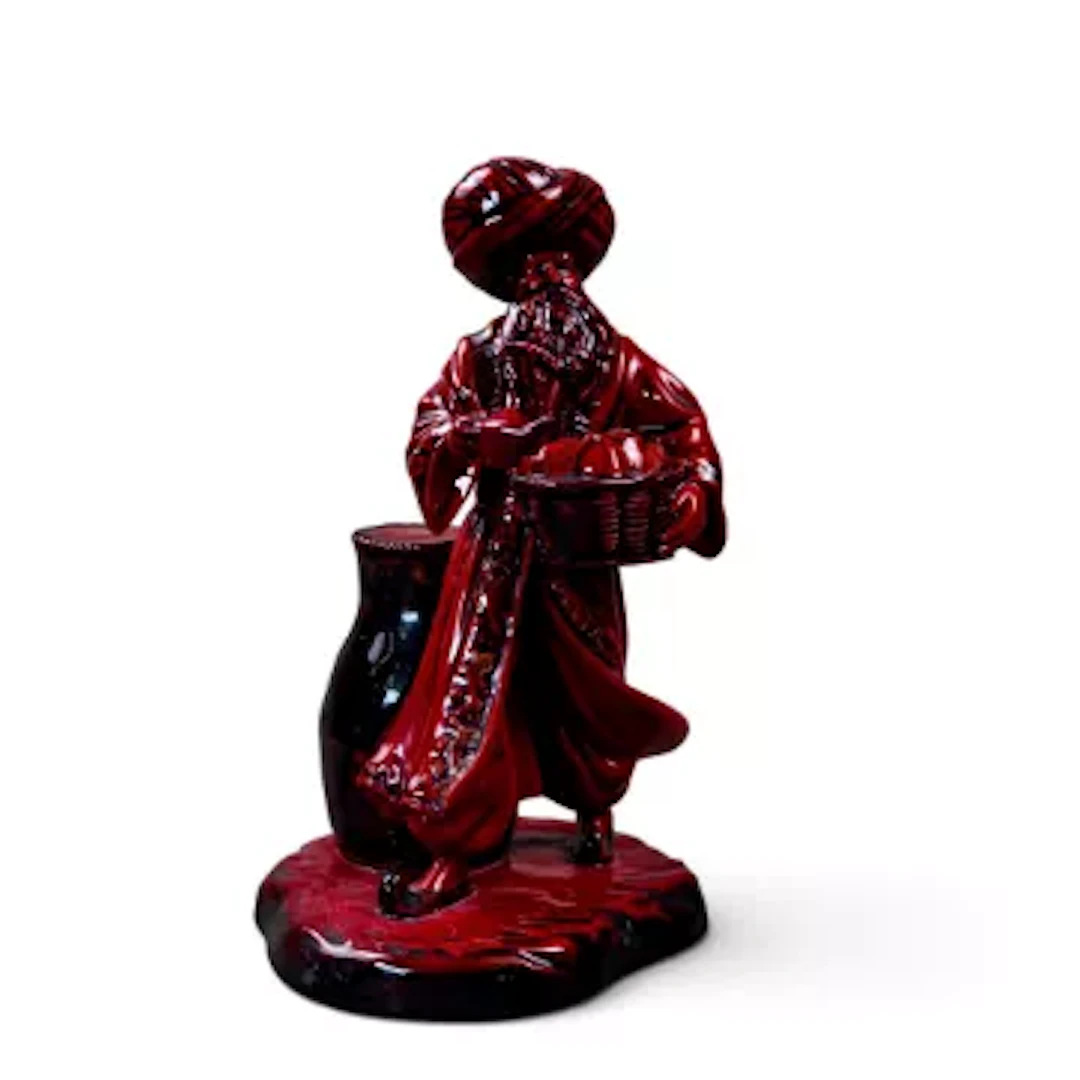 Royal Doulton Flambe The Lamp Seller HN3278, h.23cm.