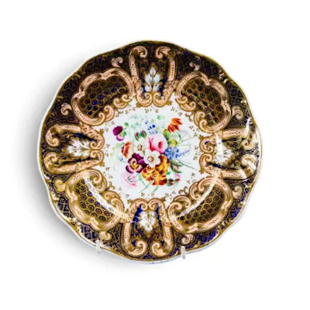 A 19th century dessert service by W. Adams & Sons, to include a large