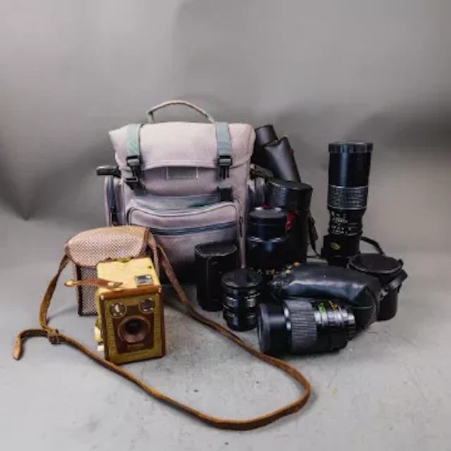A good selection of camera lenses to include - Optomax 300mm f/5.6