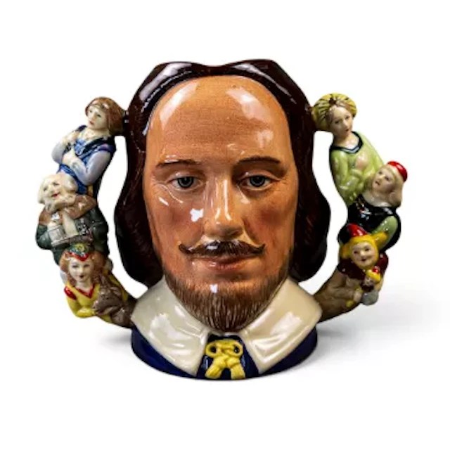 Royal Doulton character jug, William Shakespeare D6933, number 467