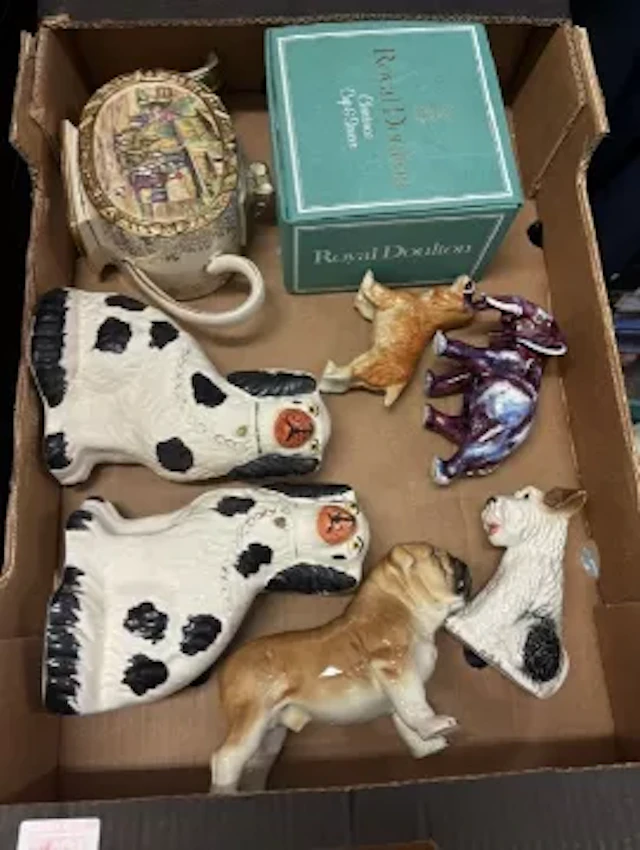 Mixed ceramics to include a pair of Burgess & Leigh Staffordshire