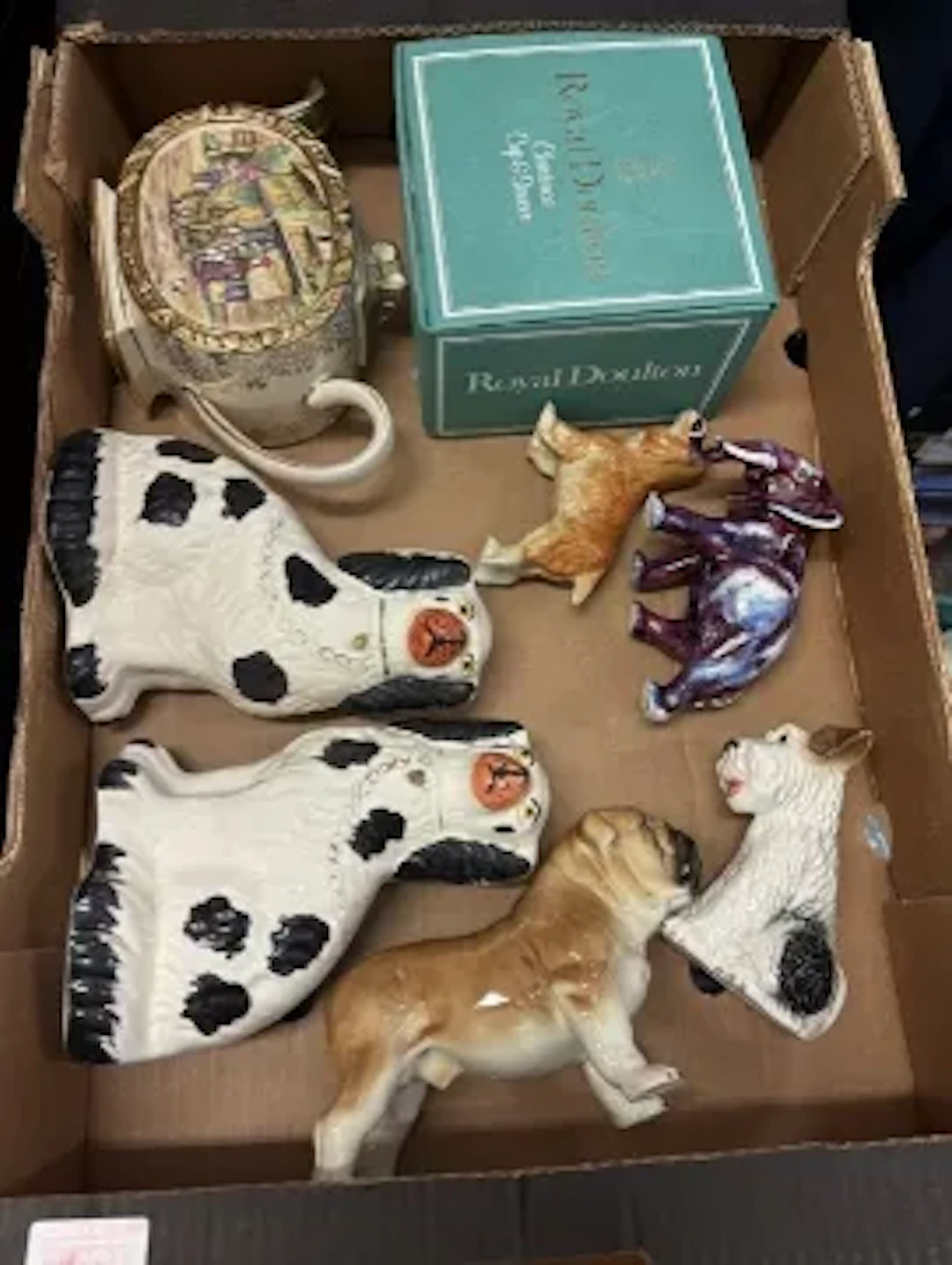 Mixed ceramics to include a pair of Burgess & Leigh Staffordshire