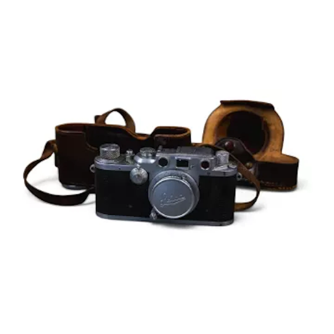Leica DRP Ernst Leitz Wetzlar IIIf 35mm film Rangefinder camera, serial