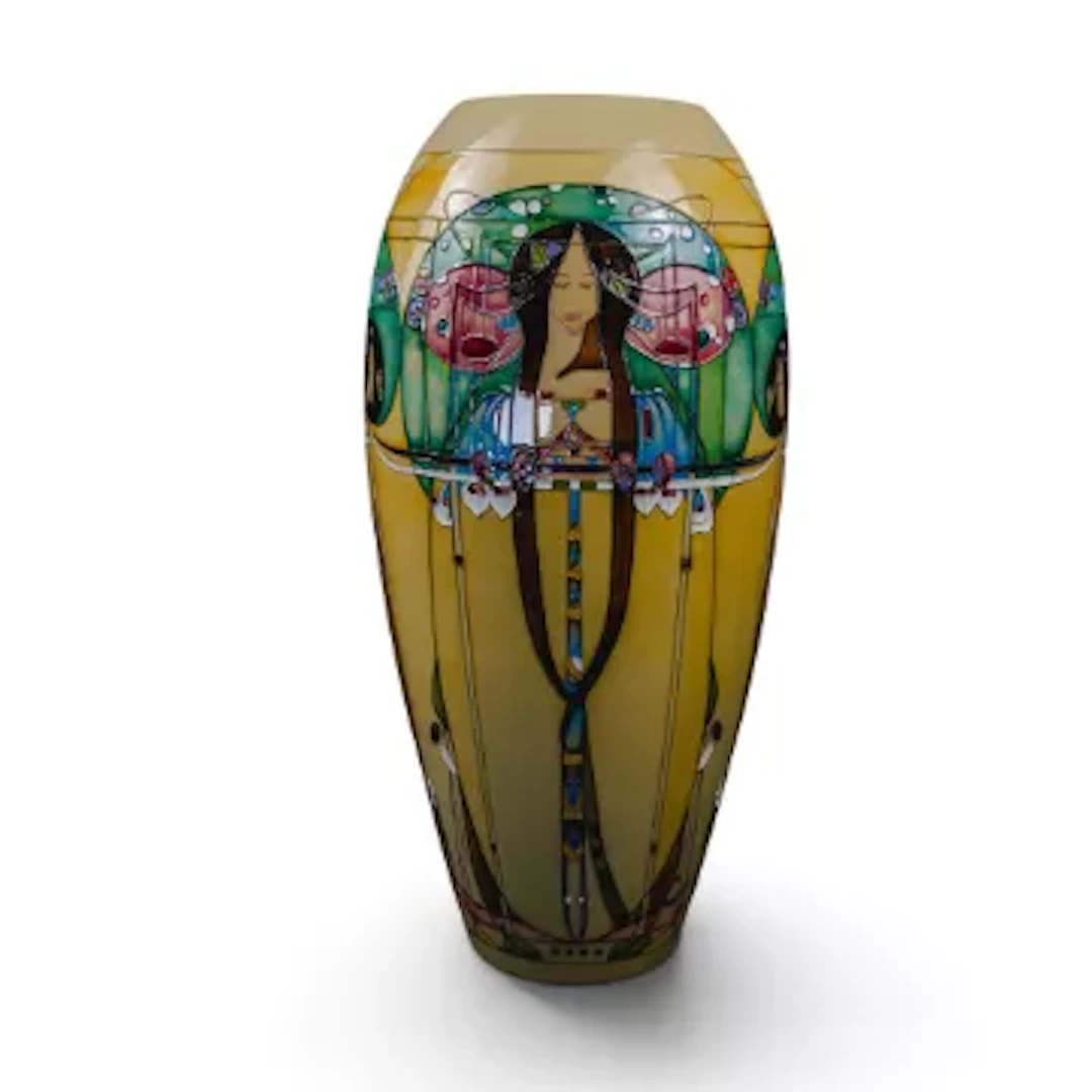A Large Moorcroft numbered edition prestige vase' The May Queen' designed