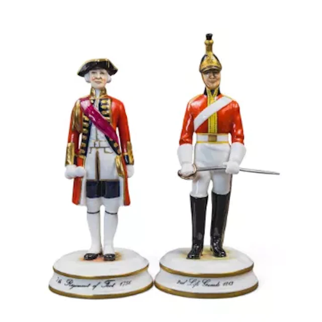Two Michael Sutty porcelain military figures to include, 2nd Life