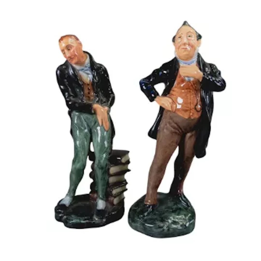 Royal Doulton figures Pecksniff HN2098 & Uriah Heep HN1892. (2)