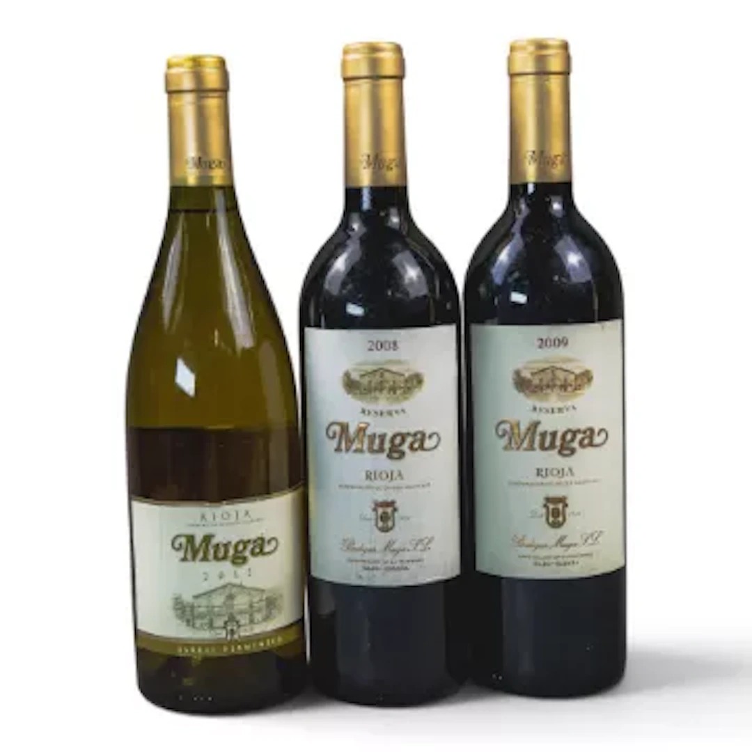 Bodegas Muga 2008 Reserva and 2009 Reserva Rioja, together with Bodegas