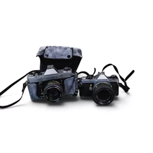 Yashica Electro AX 35mm SLR film camera with Auto Yashinon DS-M 50mm