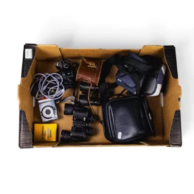 A collection of items to include Fuji Film Finepix SL camera, Canon