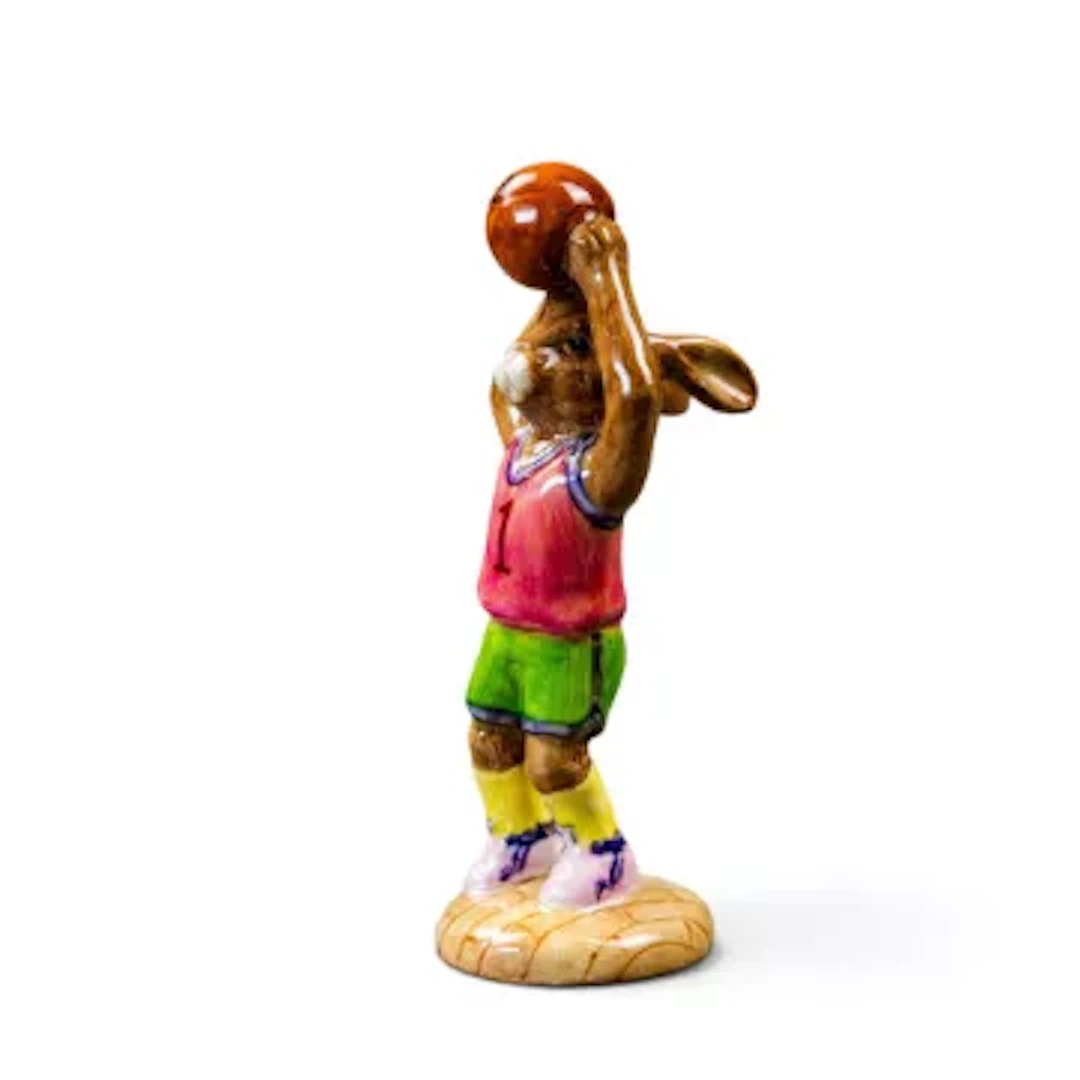 Royal Doulton Bunnykins figure Basketball Bunnykins DB262A, special