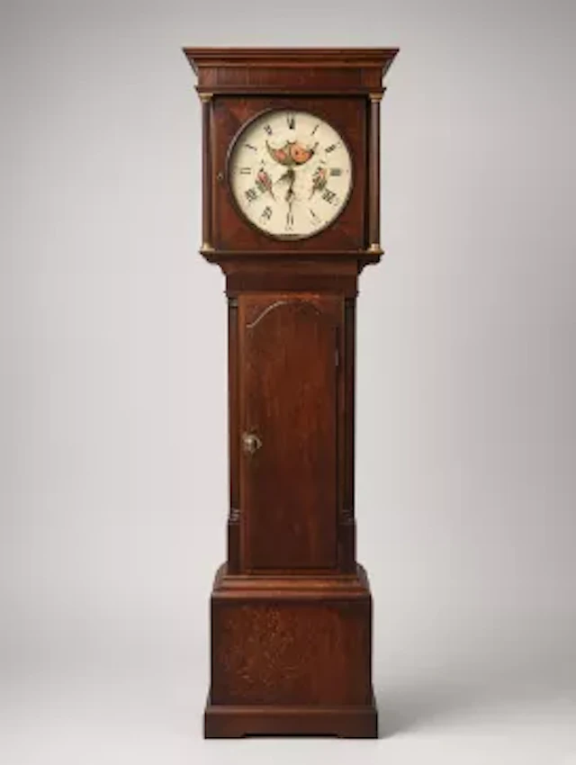 A late 18th/19th century Oak longcase clock, the dial signed for Sheffield.