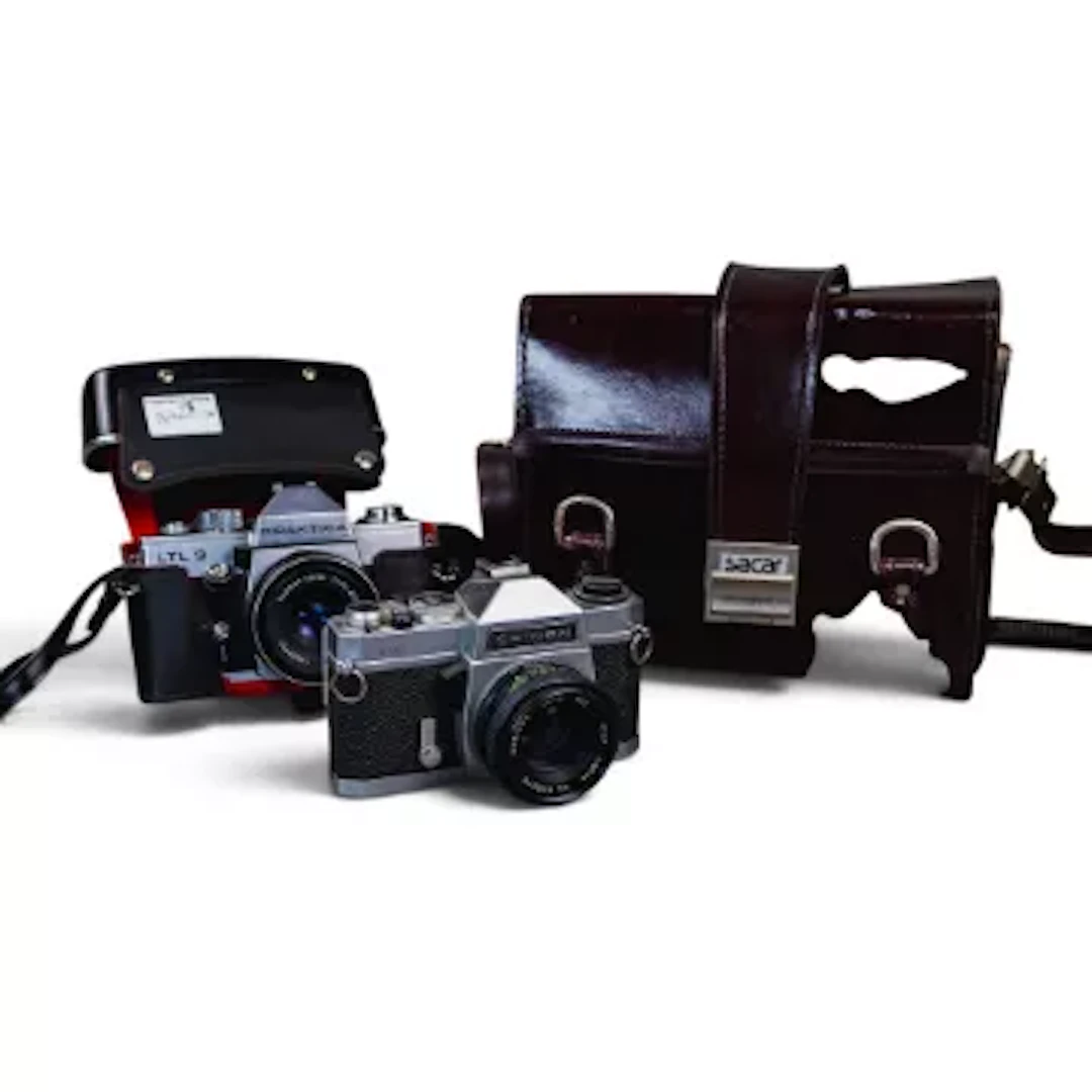 Cinon CX 35mm SLR film camera with Cosinon Auto MC 50mm f/1.7 manual
