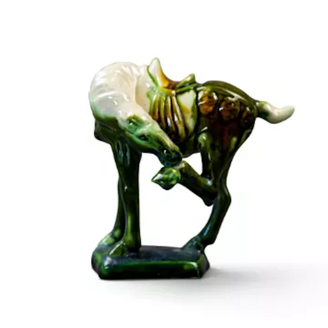 Sancai style mid twentieth century Tang horse, h.12cm.