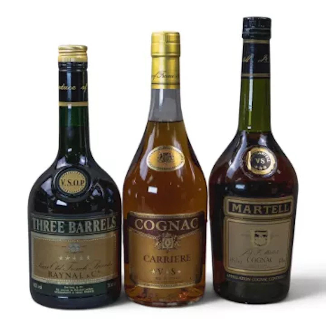 A quantity of Cognac from various manufacturers to include Martell