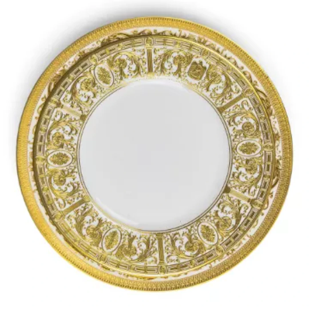 A group of De Lamerie pieces to include 5 sandwich plates, a tea plate