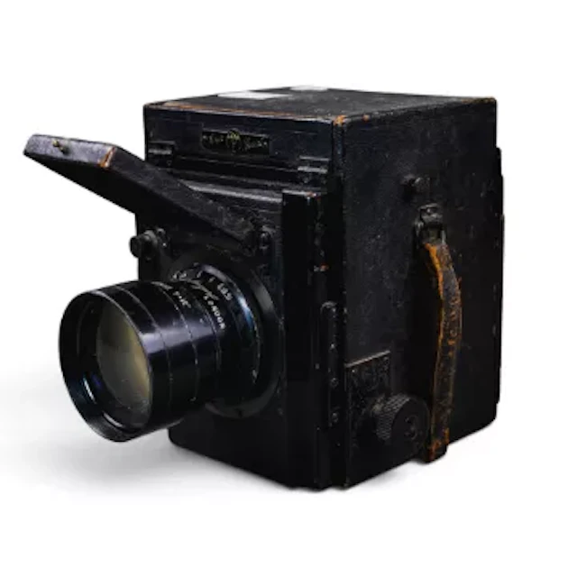 Early 20th century Thornton-Pickard SLR box camera with J.H Dallmeyer