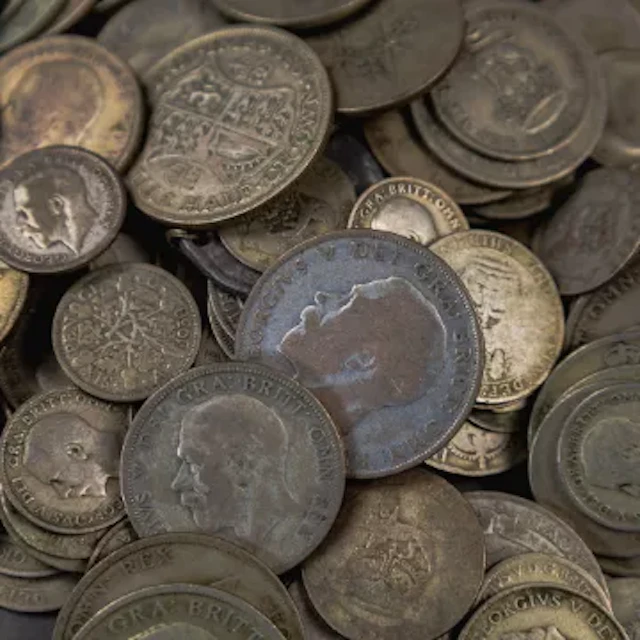 Pre 1946 50% / .500 silver UK coinage, 1260g