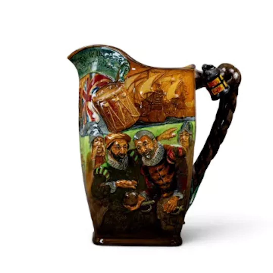 Royal Doulton character loving cup, Sir Francis Drake, limited edition