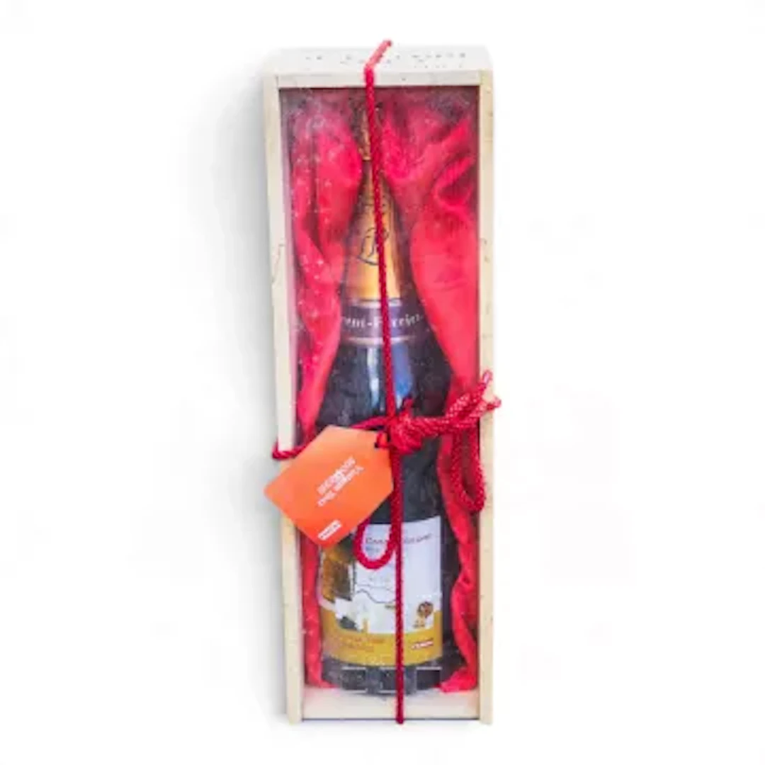 2004-2005 Laurent-Perrier vintage Champagne, 3 litre bottle, in wooden