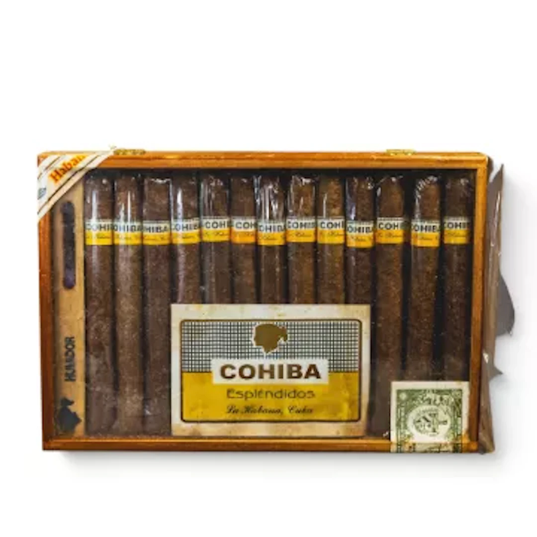 Cohiba Esplendidos, sealed box of 25 cigars.