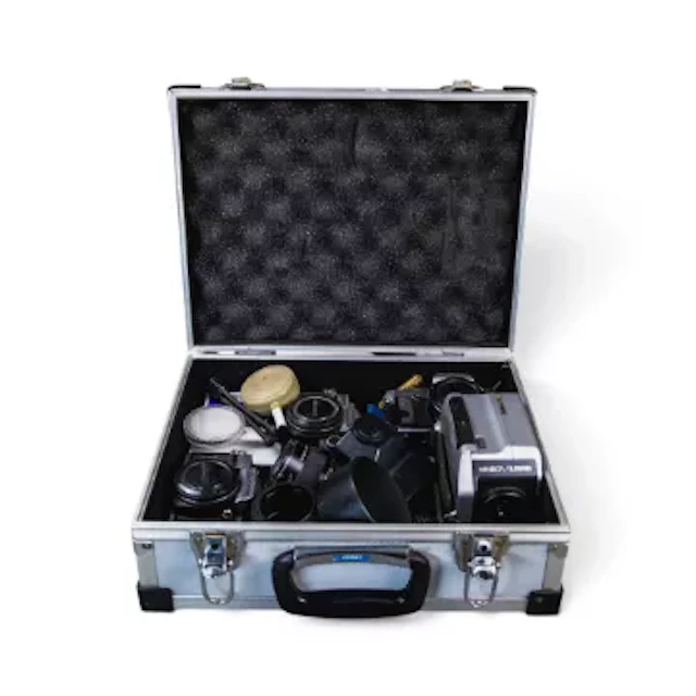 A collection of 35mm SLR film cameras and accessories to include Olympus