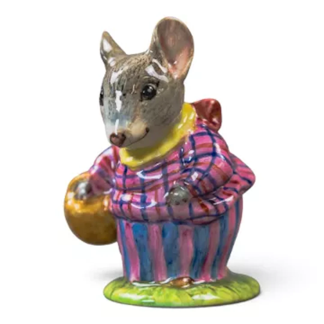 Beswick prototype Beatrix Potter figure Mrs Tittlemouse, painted in