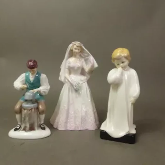 Royal Doulton figurines to include The Bride HN 2166 together with