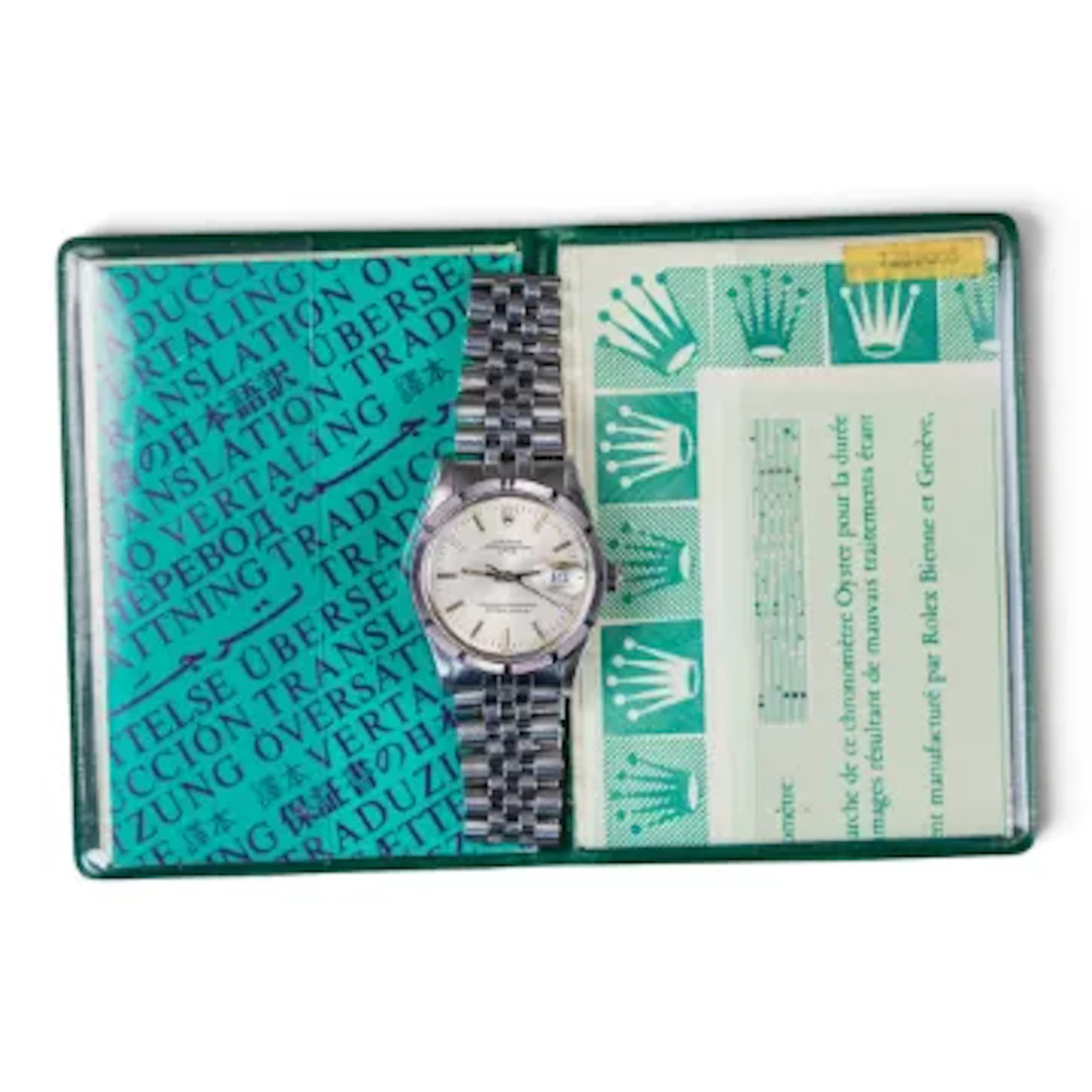 ROLEX Oyster Perpetual Date, Superlative chronometer gents S/S wrist