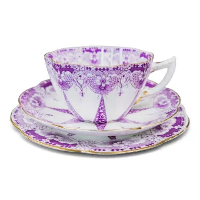 A selection of tea ware by Wileman & Co. in pattern 4178, earliest