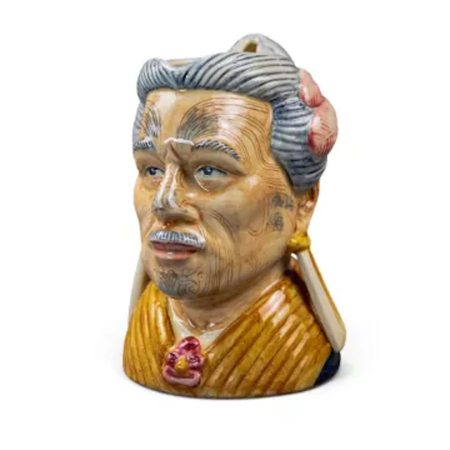 Royal Doulton large prototype character jug The Maori, third version