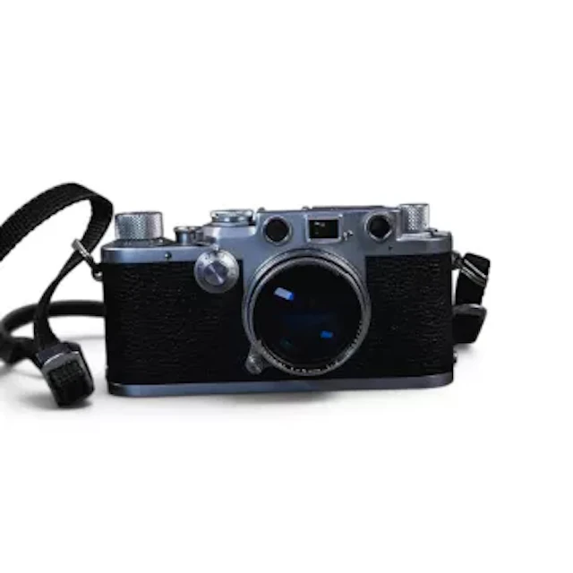 A Leica DRP Ernst Leitz Wetzlar 35mm rangefinder camera, no.623000