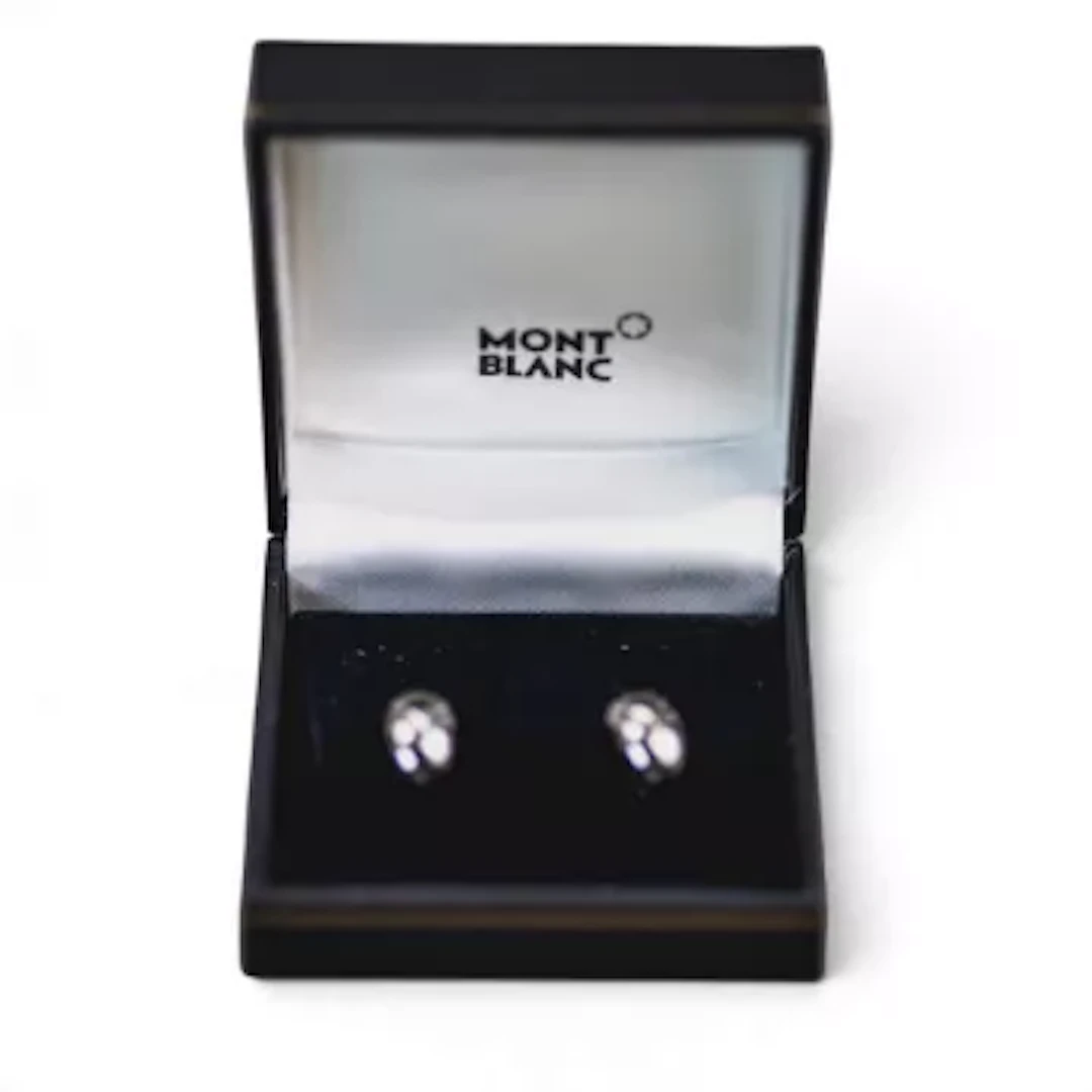 Mont Blanc Fairy Tale True Princess 18ct white gold earrings/earclips.