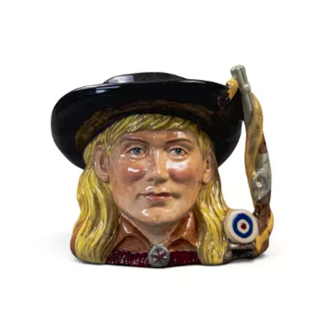 Royal Doulton midsize prototype character jug, Annie Oakley from the