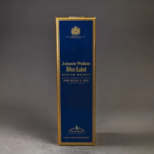 Johnnie Walker Blue Label Scotch whisky (75cl 43% Vol), with presentation box.