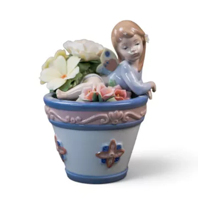 A Lladro figure 'Butterfly Fantasy' model no.1846, h.17cm, signed