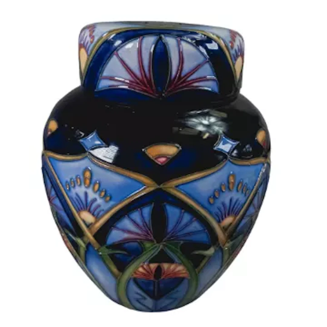 Moorcroft Limited Edition Ginger Jar Inula by Rachel Bishop, made
