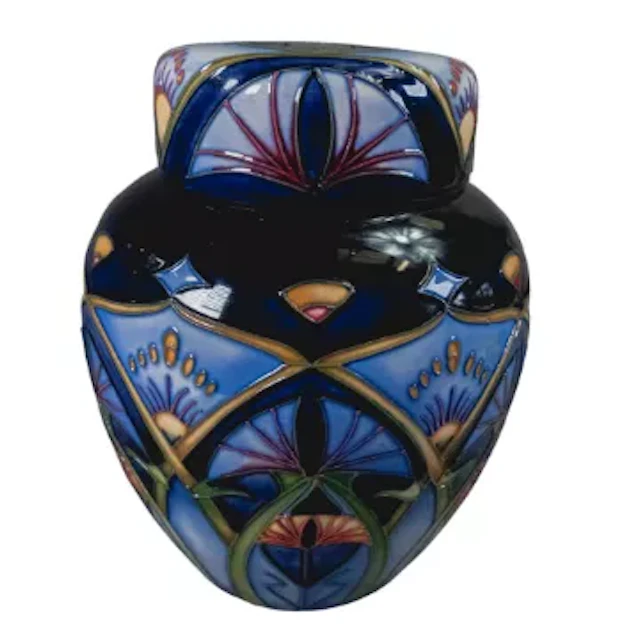 Moorcroft Limited Edition Ginger Jar Inula by Rachel Bishop, made