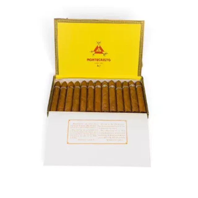 Montecristo Habana No.2 cigars, opened box of 25 cigars.