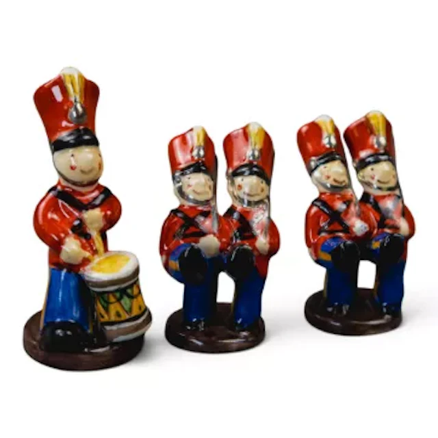 A group of 3 Beswick prototype toy soldier models, tallest h.7cm. (3)