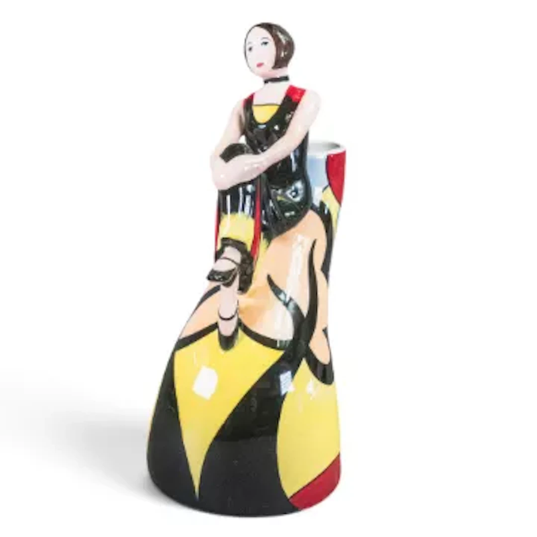 Lorna Bailey Charlotte Deco lady vase, limited edition 13/60, June