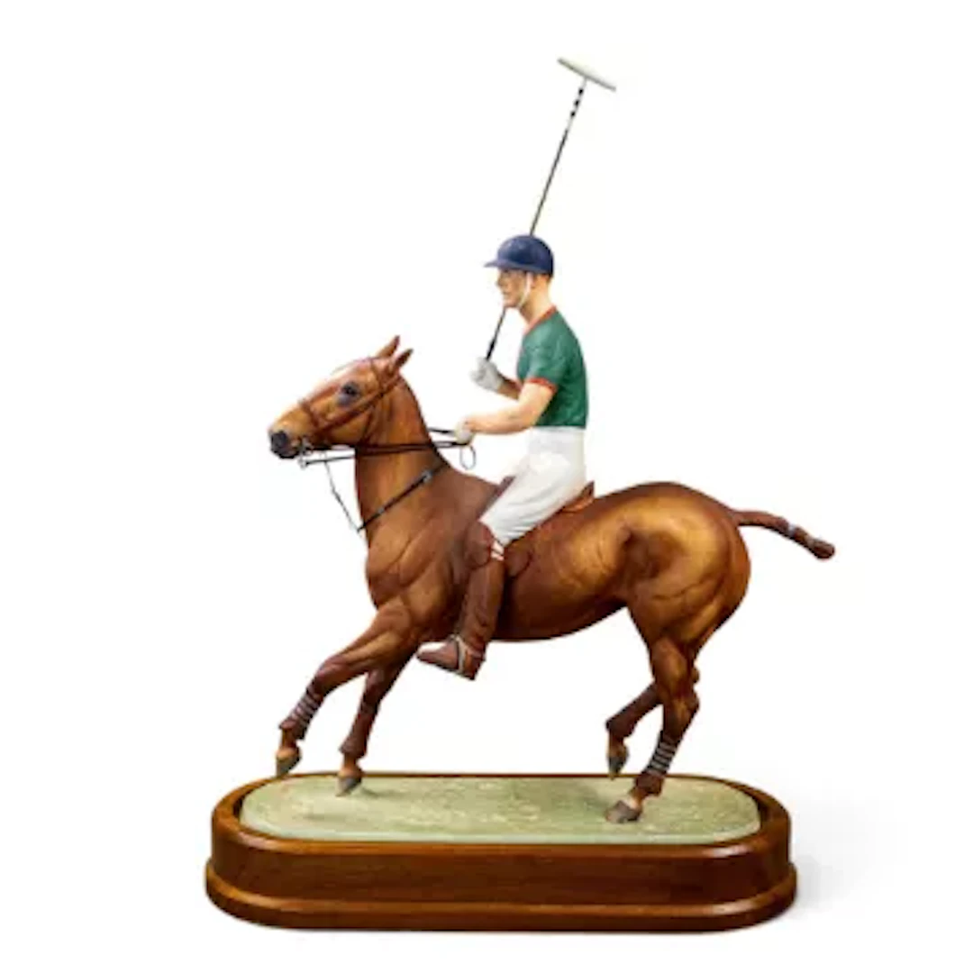 A Royal Worcester figure of HRH The Duke of Edinburgh on horseback