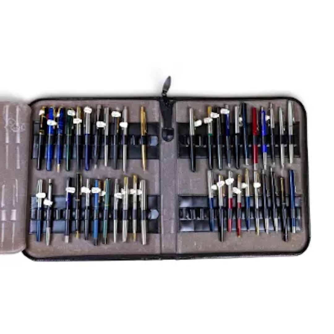 A good collection of Parkers fountain and ballpoint pens, including
