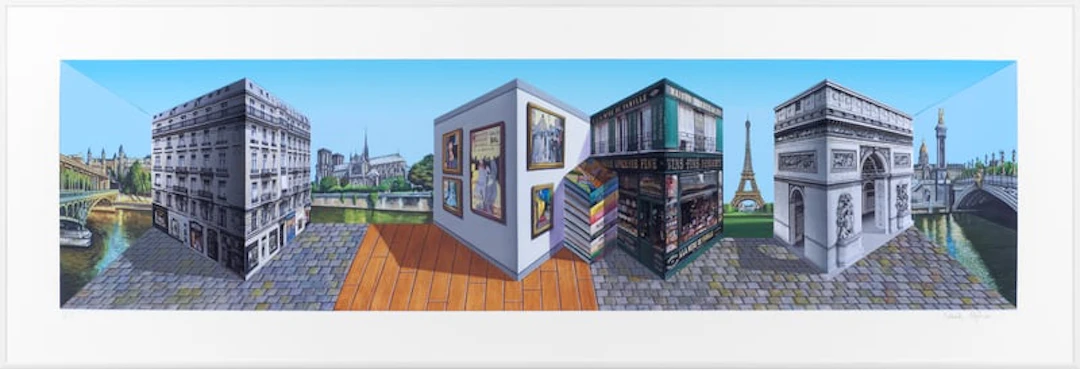 Patrick Hughes - Optical Artist - Paree, 2023